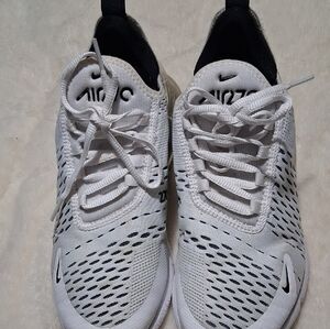 Nike White and Black Wedges